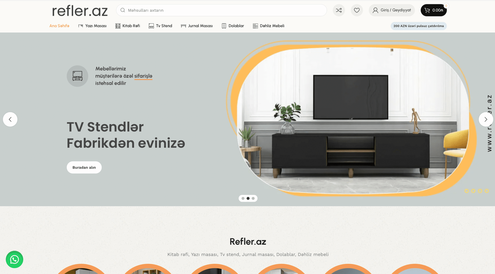 Refler.az – Website